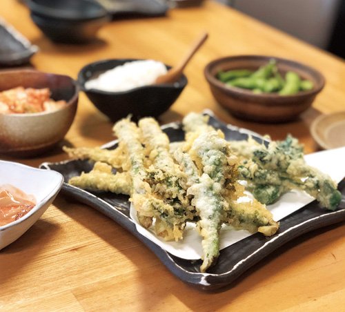 定食・天丼・天ぷら単品が持ち帰りOK！