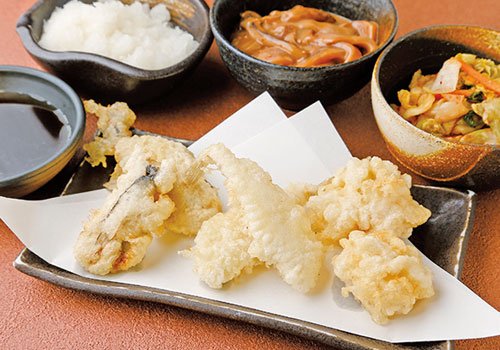 定食・天丼・天ぷら単品が持ち帰りOK!