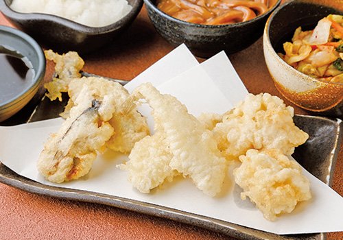 定食・天丼・天ぷら単品が持ち帰りOK!