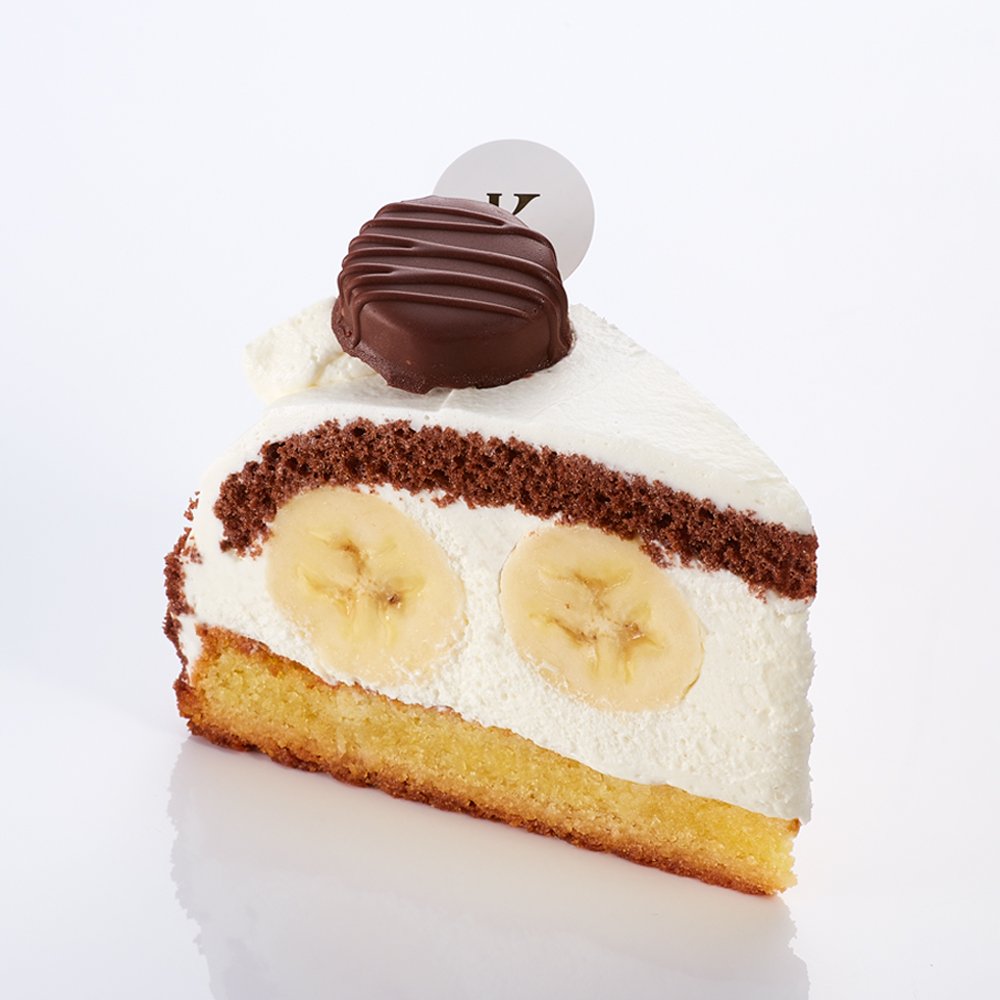 【期間限定】チョコバナナケーキ明日8月7日はバナナの日です🍌本日から販売の「チョコバナナケーキ」は、バナナとたっぷりの生クリ... [洋菓子きのとや【Twitter】]