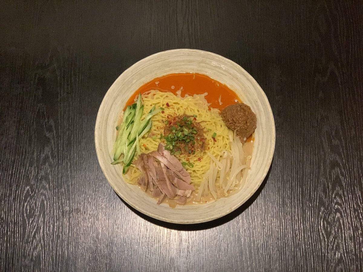 🎐大好評🎐『冷し担々麺 850円』暑い日も銀波露手稲店にお任せください💪辛さの調節できます！仕事、学校の方は暑いですが頑張りま... [らぁめん銀波露 札幌手稲店【Twitter】]