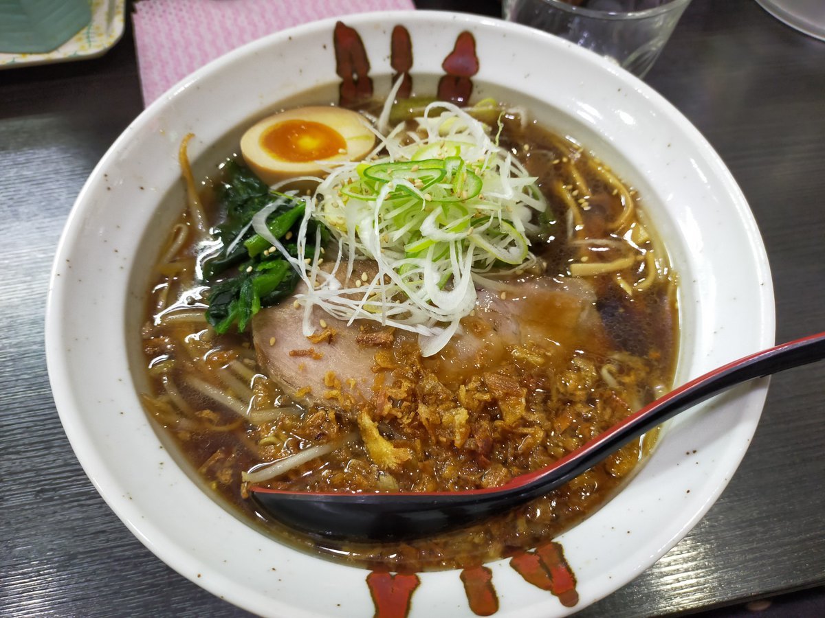 ごちそうさまでした口の中がまだくわの実です #くわの実 #ラーメン [やさしい、とんこつ 麺 かまくら【Twitter】]