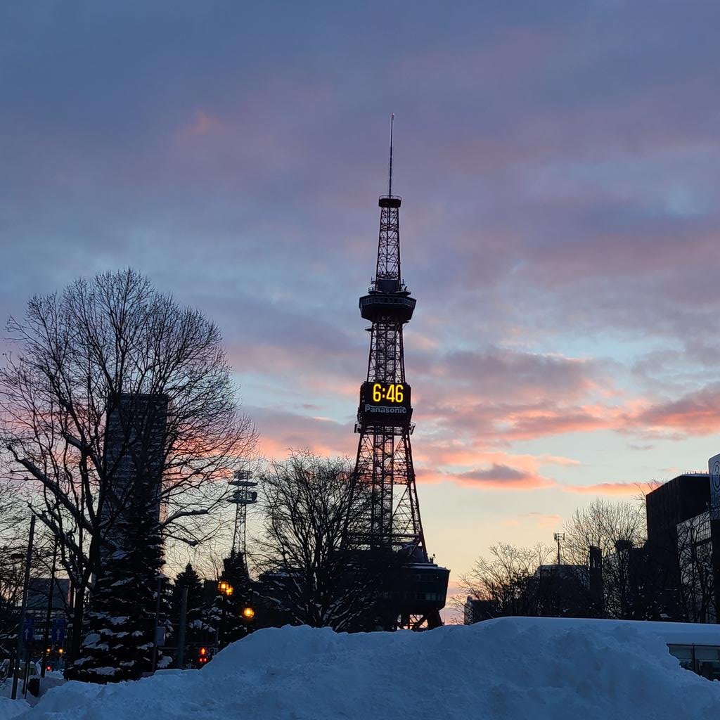 おはようございます☀️学院本部のある札幌大通公園周辺は除雪が進んでいますが😌今日もJRの運休など交通事情がおもわしくない地域が多い... [小林豊子きもの学院【Twitter】]