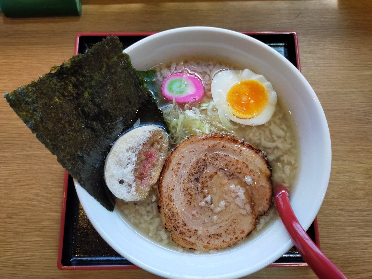 ごちそうさまでしたこの分は走って消費します💦 #深川 #ラーメン道場極 [やさしい、とんこつ 麺 かまくら【Twitter】]