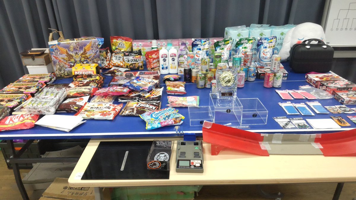 ハイファイブの景品コーナーおもちゃの平野も少し提供しました。いいね [おもちゃの平野【Twitter】]