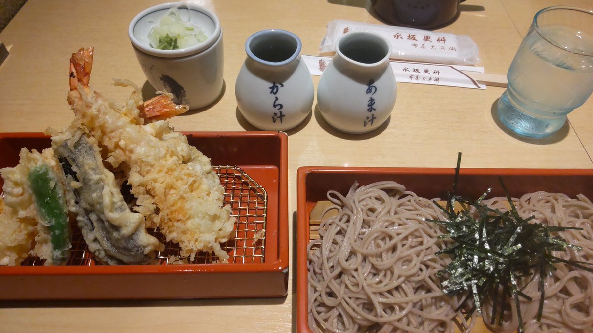 今日は、ポケセンに来たついでに蕎麦食べる！(笑) [おもちゃの平野【Twitter】]