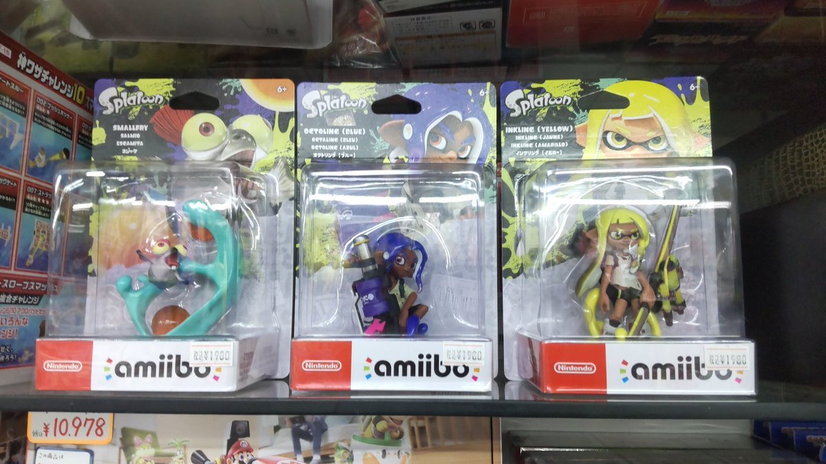 おもちゃの平野にスプラトゥーンamiibo再入荷しましたよろしくお願いします [おもちゃの平野【Twitter】]