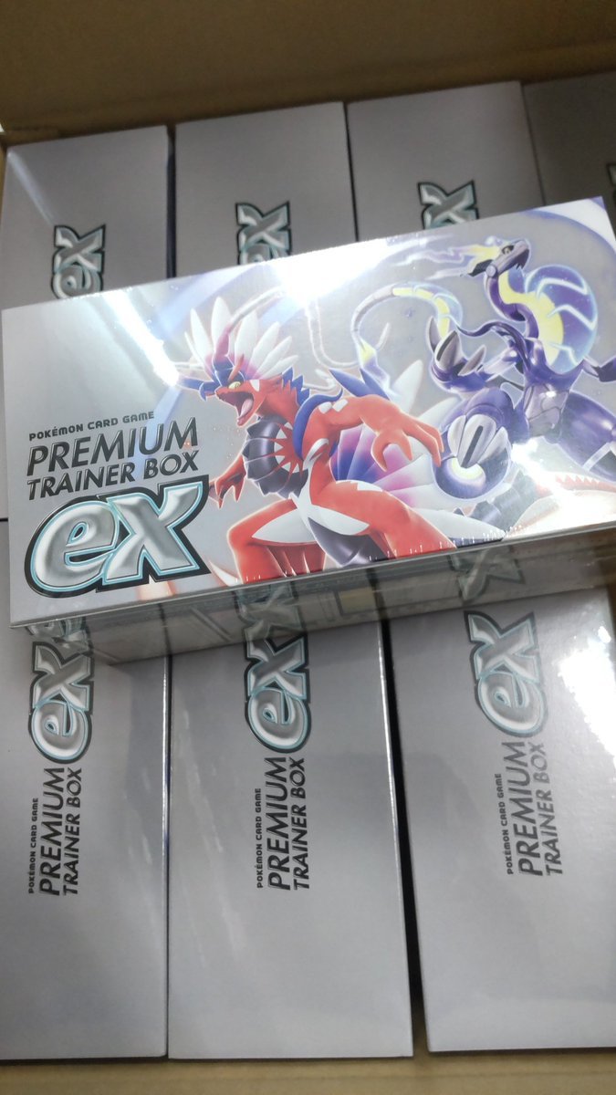 おもちゃの平野にポケモンカードのスカーレットex、バイオレットex、再入荷しました。トレーナーボックスも再入荷しました。... [おもちゃの平野【Twitter】]