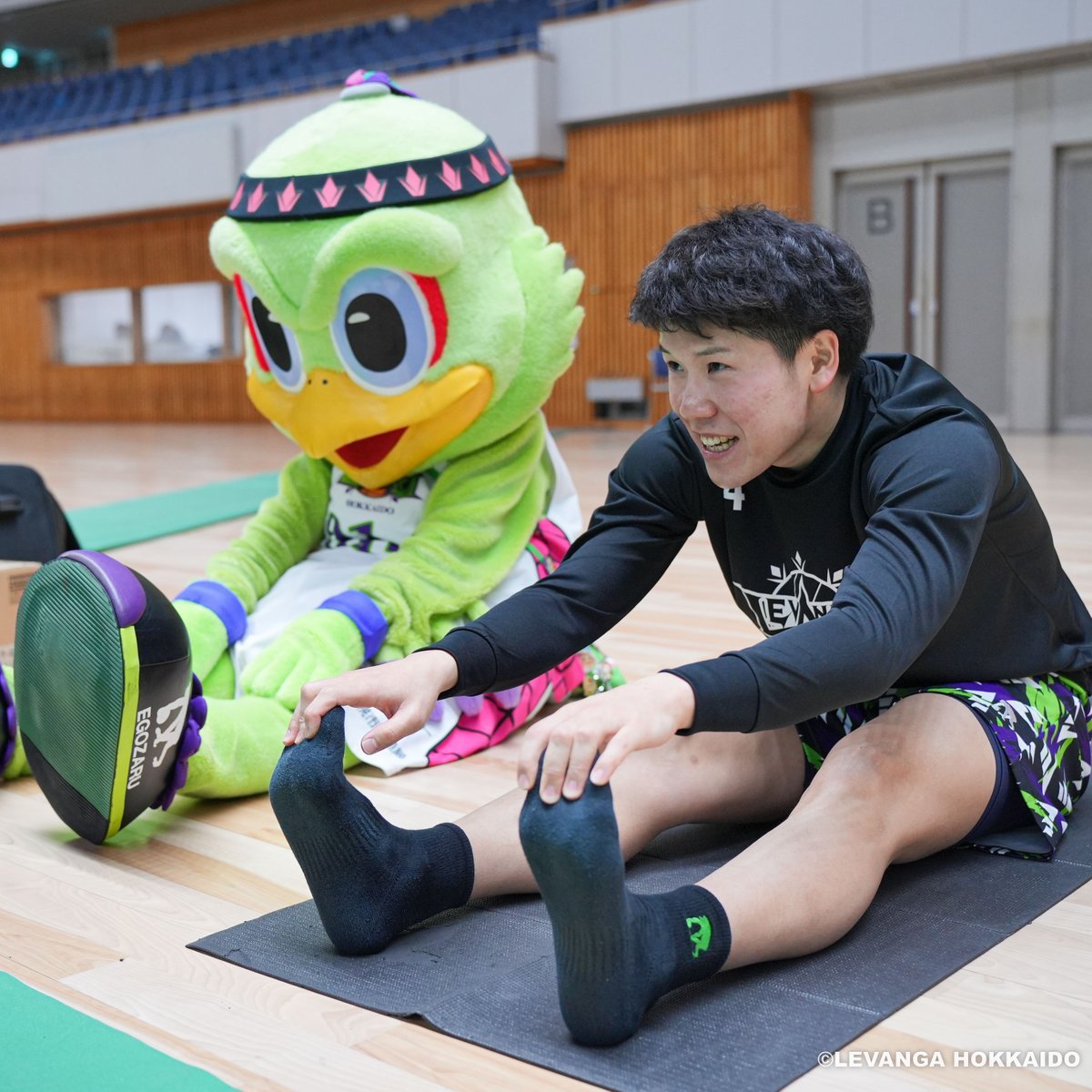 公開練習にお越しくださった皆さま、本日はありがとうございました⛄️💚たくさんの方にご来場いただき、クラブ一同心より御礼申し上げ... [レバンガ北海道【Twitter】]