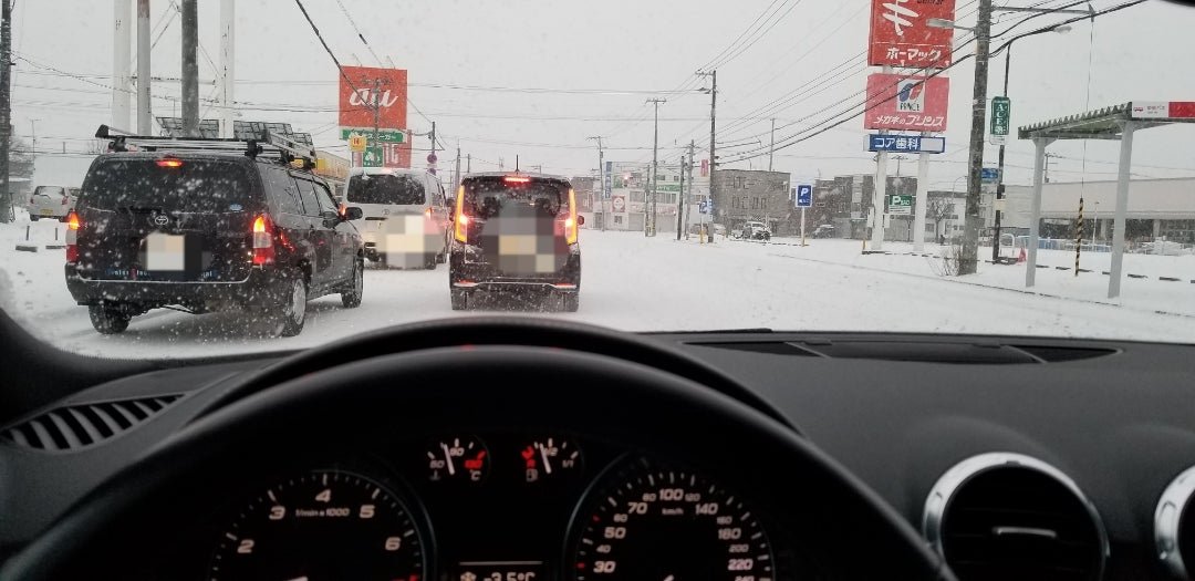 今日のサッポロは雪です。 [idaカーコーティング担当まさるのブログ]